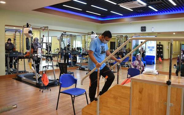 Seramai 185 Orang Berinsurans telah menikmati manfaat yang disediakan Perkeso di pusat rehabilitasi itu sejak beroperasi pada 28 Jun 2020. - Foto Bernama