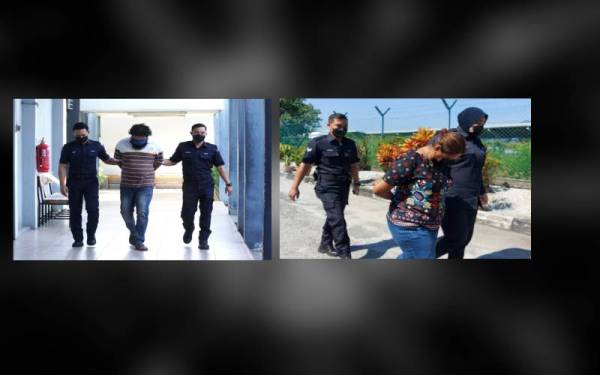 Kedua-dua beradik dihadapkan ke Mahkamah Majistret Ipoh secara berasingan pada Jumaat atas pertuduhan melakukan ugutan dan menyebabkan kecederaan terhadap seorang wanita minggu lalu.