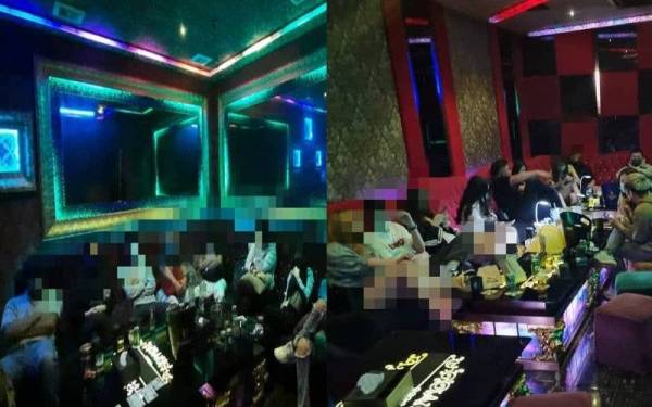 40 individu dikenakan kompaun sebanyak RM1,500 kerana melanggar SOP dalam serbuan di sebuah pusat hiburan.