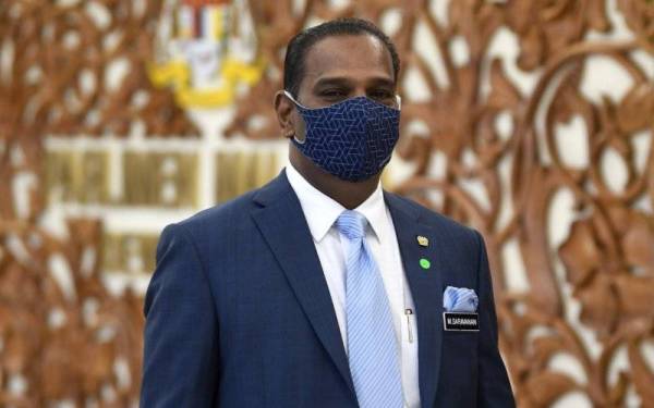 Menteri Sumber Manusia, Datuk Seri M Saravanan. - Foto fail Bernama