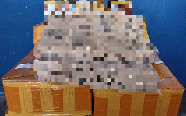 Perisa vape yang ditemui di tebing pengkalan haram berkenaan.