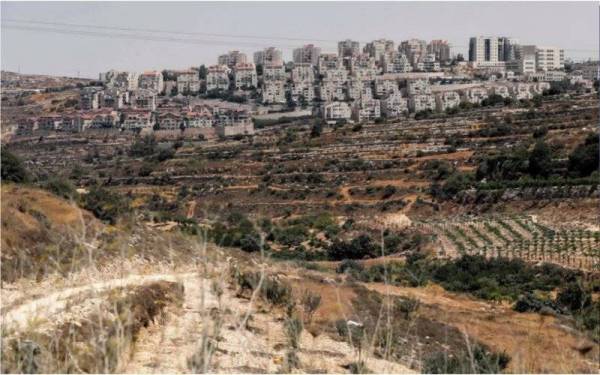 Israel mahu membina lebih banyak penempatan haram Yahudi di Tebing Barat, Palestin. - Foto AFP
