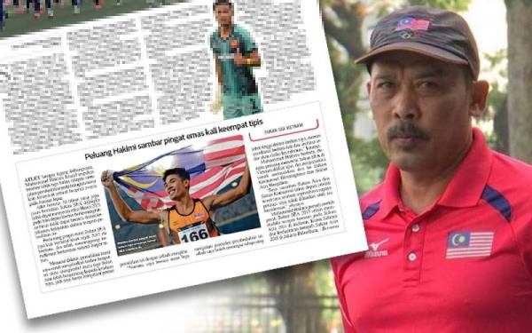 Laporan Sukan Sinar 24 Oktober lalu. GAMBAR KECIL: Mohd Manshahar