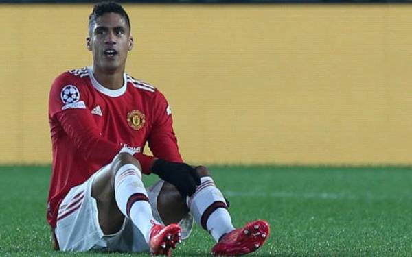 Varane mengalami kecederaan hamstring ketika United seri bertemu Atalanta