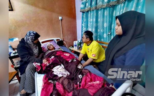 Mizman bersyukur kerana dua anak membantu menjaga isterinya.