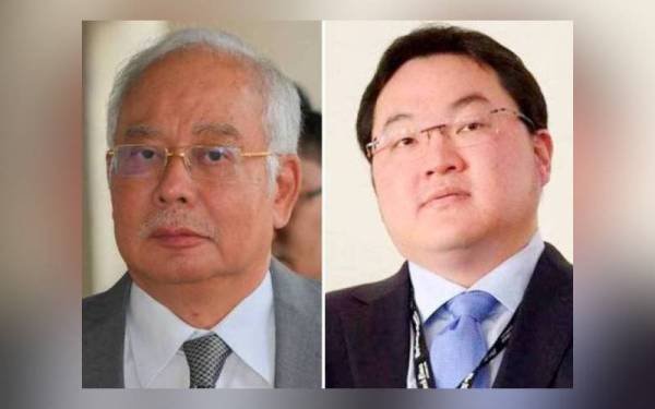 Mahkamah Tinggi Kuala Lumpur pada Rabu diberitahu bahawa hanya Jho Low (kanan) boleh sahkah bahawa arahan bagaimana untuk kendalikan 1MDB sebenarnya datang daripada Najib.
