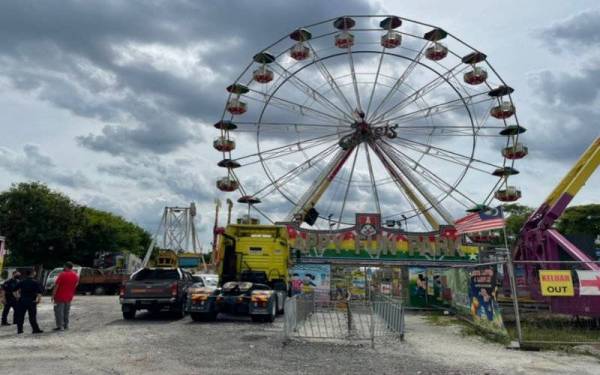 Seorang lelaki maut terjatuh dari buaian berpusing di tapak pesta ria berkenaan