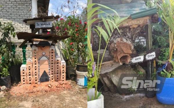 Antara sarang kelulut unik yang ada di PMC.