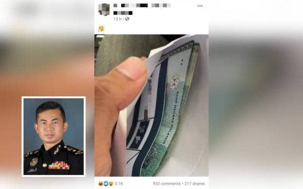 Dakwaan di media sosial baru-baru ini yang mencetuskan polemik berkaitan isu rasuah dalam PRN Melaka. Gambar kecil: Mohd Shahril