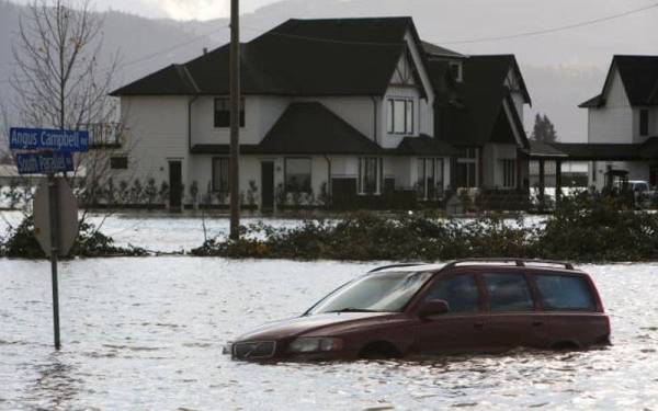 Banjir di Kanada, British Columbia mengumumkan keadaan darurat