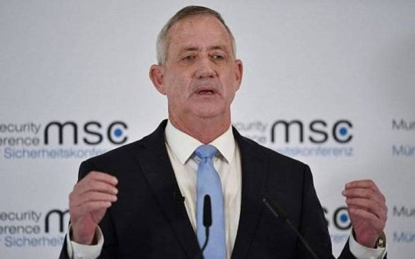 Menteri Pertahanan Israel, Benny Gantz. - Foto AFP