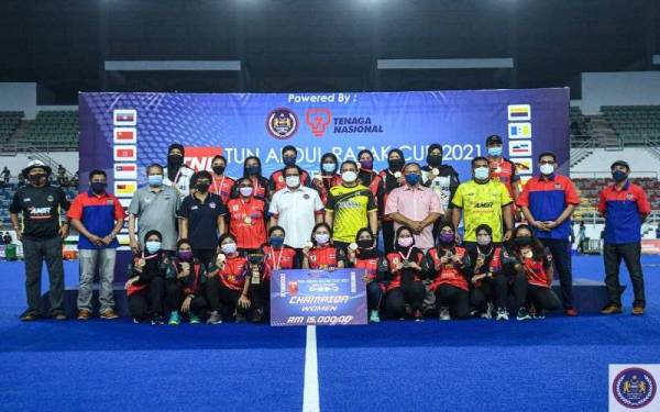 Kuala Lumpur juara kategori wanita Kejuaraan Piala Tun Razak selepas menewaskan Pahang.