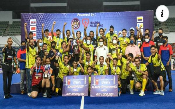 Pemain-pemain Perak meraikan kejayaan mempertahankan kejuaraan TNB Piala Tun Abdul Razak selepas menewaskan Pahang pada perlawanan akhir.