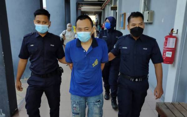 Tertuduh dihadapkan ke Mahkamah Majistret Ipoh pada Selasa.