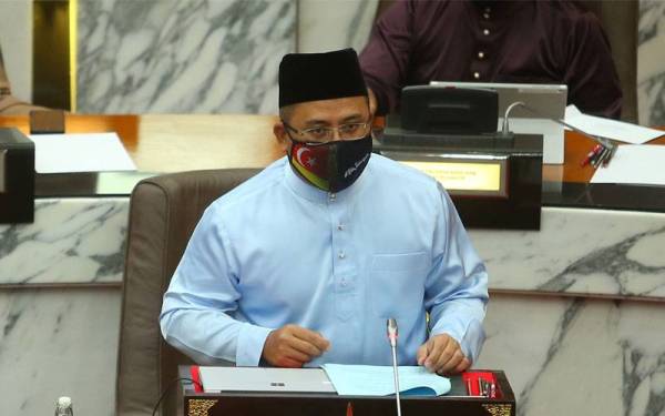 Amirudin ketika membentangkan Belanjawan Selangor 2022 di Dewan Undangan Negeri (DUN) di sini pada Jumaat.