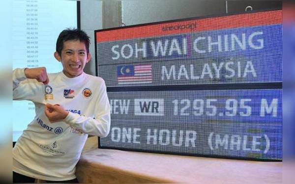 Soh Wai Ching yang kini berpangkalan di Dubai telah merangka program latihannya sendiri dalam cubaan pendakian bangunan Burj Khalifa. - Bernama