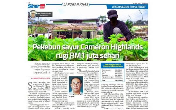 Laporan berita ini disiarkan dalam dua siri pada 29 dan 30 Mac 2020.