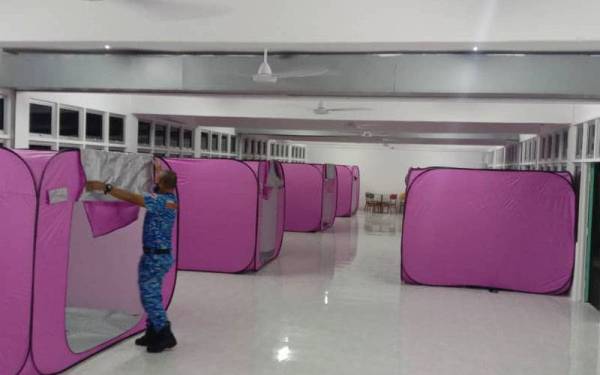 PPS Pusat Latihan Pemimpin Muda (Pulapem) menempatkan mangsa banjir dari Kampung Sungai Kluang Laut.