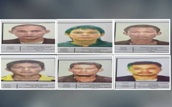 Tahanan yang sedang diburu selepas berjaya meloloskan diri dari Puspen