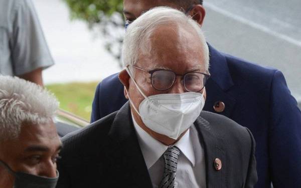 Bekas Perdana Menteri Datuk Seri Najib Tun Razak tidak mengembalikan dana RM42 juta milik SRC International Sdn Bhd yang dikreditkan secara salah ke akaunnya sebaliknya telah menggunakannya, kata Mahkamah Rayuan pada Rabu. - Foto Bernama