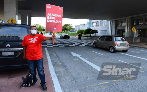 Konvoi #RasuahBusters akan membantu SPRM menyebar luas mesej kepada masyarakat. - Foto Sinar Harian MOHD HALIM ABDUL WAHID