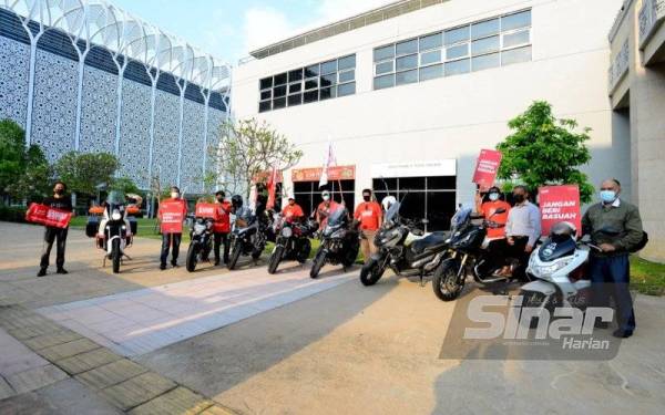 Konvoi #RasuahBusters akan diisi dengan pelbagai program kesedaran antirasuah. - Foto Sinar Harian MOHD HALIM ABDUL WAHID