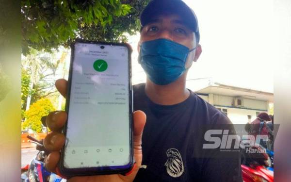 Hanafi berjaya menjelaskan saman secara dalam talian selepas menunggu lama.