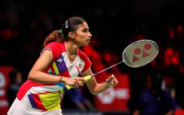 S. Kisona tewas kepada Neslihan Yigit dari Turki, pada pusingan pembukaan Kejuaraan Dunia BWF 2021 di Huelva, Sepanyol, pada Ahad. - Foto FB BAM