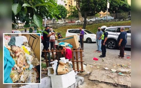 Mayat bayi perempuan ditemui dalam tong sampah berhampiran tempat letak kenderaan bertingkat di flat Bandar Tun Razak di sini pada Isnin.
