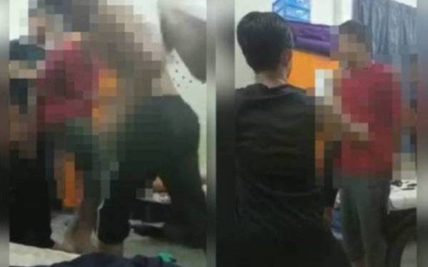 Video tular berdurasi 10 saat itu, kelihatan sekumpulan pelajar mengambil giliran untuk menumbuk serta menendang seorang pelajar lain di asrama sekolah.