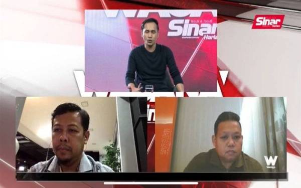 Ismail Adnan (atas), Mohd Razlan (bawah, kiri) dan Mujibu (bawah, kanan) semasa Wacana Sinar edisi ke-311 yang bertajuk PRN Sarawak: Tunaikan Janji Manismu di platform Sinar Harian pada Selasa