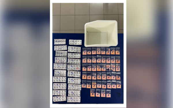 Sebahagian dadah yang dirampas dalam operasi khas pada 7 Disember lalu.