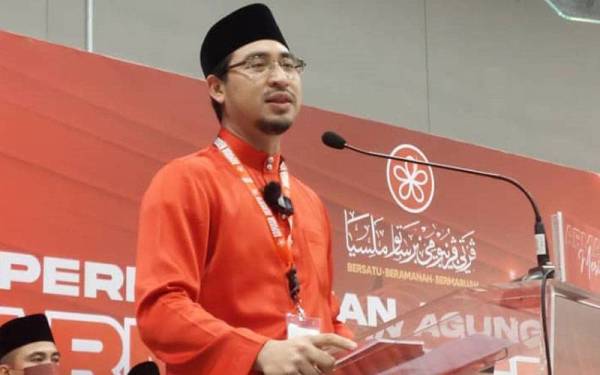 Wan Ahmad Fayhsal ketika dalam Perhimpunan Agung Tahunan (PAT) Armada dan Srikandi di Pusat Pameran dan Perdagangan Antarabangsa Malaysia (MITEC), Kuala Lumpur.