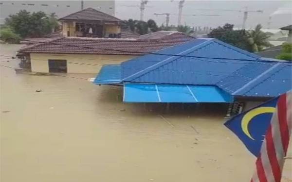 Keadaan terkini banjir di shah alam
