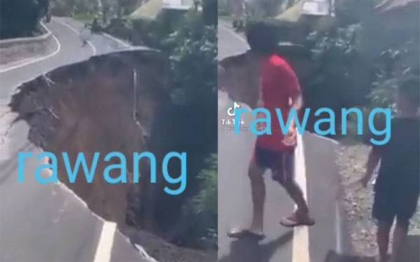 Polis menafikan insiden tanah runtuh yang didakwa berlaku di Rawang.