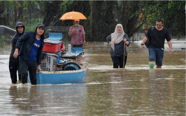 Penggunaan dua inovasi itu menyebabkan banjir genang di Bukit Changgang telah surut hampir sepenuhnya yang sebelum ini menjejaskan 149 keluarga di kawasan berkenaan. - Foto Bernama