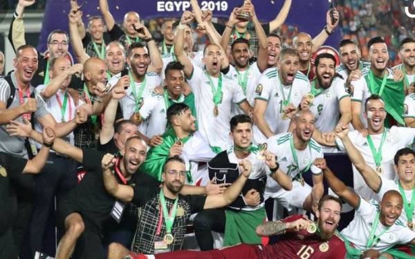 Imbas kembali... Algeria ketika menjuarai Piala Negara-Negara Afrika edisi Mesir 2019 selepas menewaskan Senegal dalam perlawanan akhir.