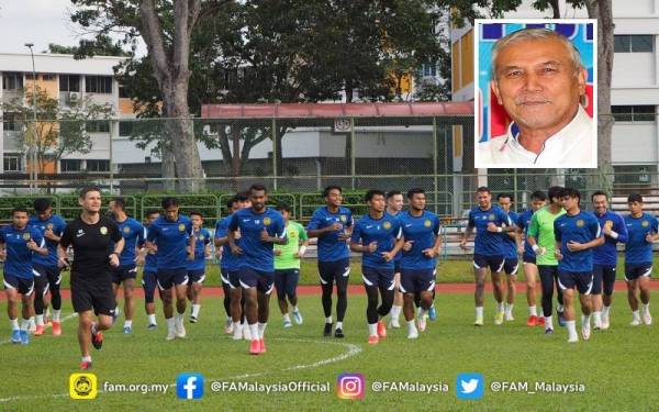 Skuad Harimau Malaya tersingkir seawal peringkat kumpulan pada saingan Piala Suzuki AFF 2020 di Singapura bulan lalu. - Foto FB FAM (Gambar kecil: Dell Akbar)