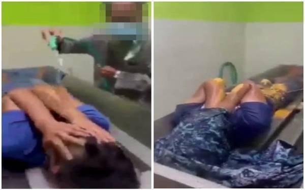 Remaja yang ditangkap mencuri duit tabung masjid pada 8 Januari lalu dimandikan seperti jenazah. 