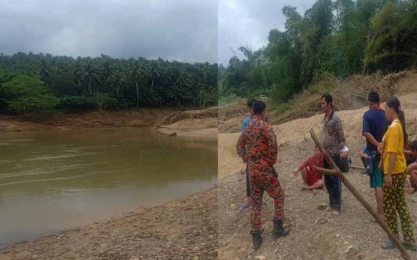 Lokasi mangsa dikhuatiri lemas selepas berkelah di tepi Sungai Bengkoka, Pitas.