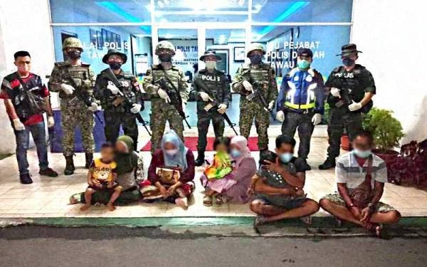 PATI yang ditahan cuba menyeludup masuk ke Tawau melalui perairan Tawau dari Indonesia.