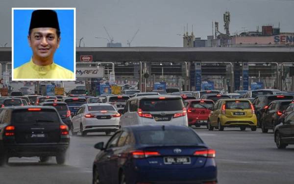 Pelaksanaan bayaran tol menggunakan RFID sejak Sabtu lalu masih menerima rungutan daripada pengguna lebuh raya. -Foto Bernama (Gambar kecil: Faiz)