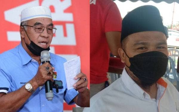 Gambar dari kiri: Shahrani, Mohd Najib