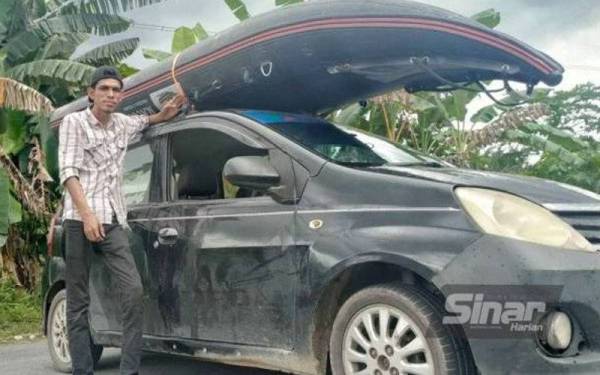 Azwan menjadi tumpuan selepas kegigihannya membantu mangsa banjir tular di media sosial.