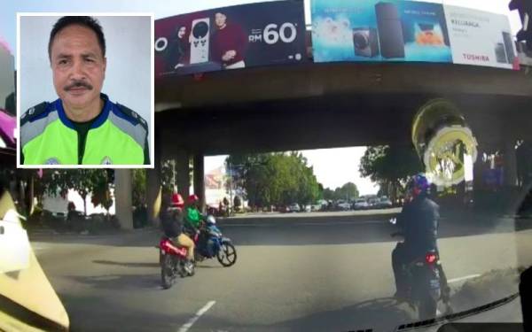 Video tular kemalangan membabitkan dua motosikal di Lebuh AMJ Paya Rumput pada Ahad.