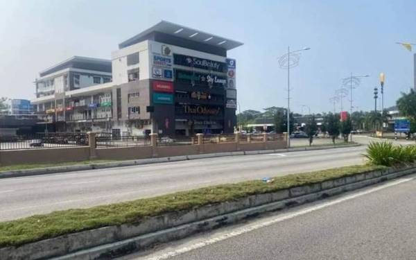 Lokasi kejadian berhampiran dengan Muzium Negeri Sembilan. - Foto media sosial