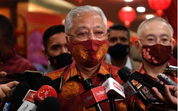 Ismail Sabri pada sidang media selepas menghadiri Majlis Tahun Baharu Cina MCA di Wisma MCA, Jalan Ampang pada Selasa. - Foto Bernama