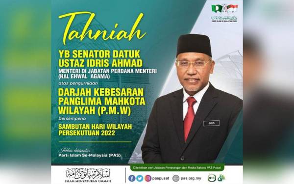 Poster di Facebook Pas pada Selasa.