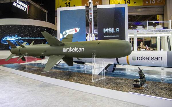 Salah satu peluru berpandu keluaran Roketsan. - Gambar hiasan