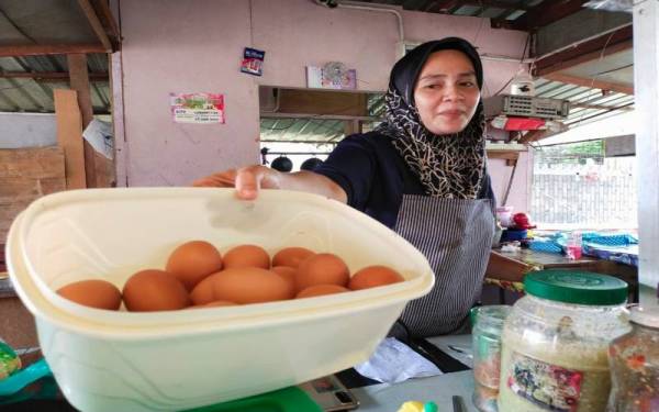 Natasha pening memikirkan stok telur untuk berniaga sehinggakan dia pernah menjual mi celup tanpa bahan mentah tersebut.